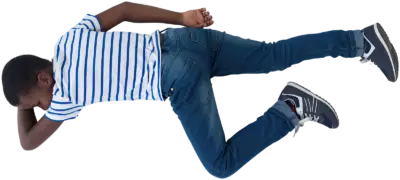 realistic black child manikin 2D DUMMY