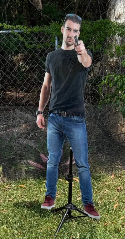 photo of TIM firearm training target